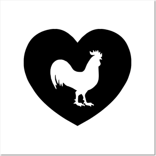 Rooster Love | I Heart... Posters and Art